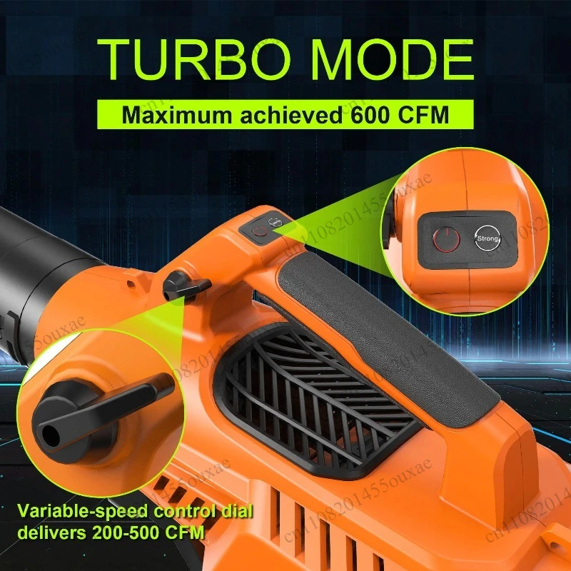 40V 575W Cordless Leaf Blower Rechargeable Battery Powered Electric Blower For Yard Leaf Clearing & Snow Removal Use