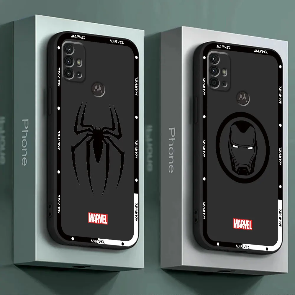 Marvel Hero Logo Phone Case for Moto G30 G31 G50 4G 5G G51 5G G60 G60S G71 5G G22 G32 G52 G72 G53 G73