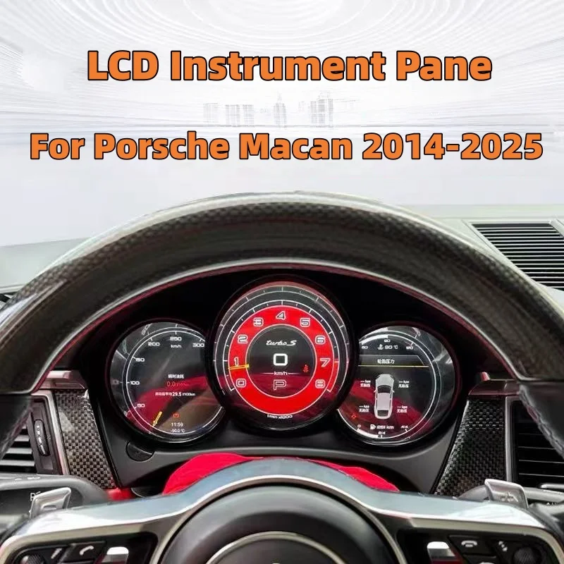 For Porsche Macan Boxster 2014-2023 LCD Digital Cluster Virtual Cockpit Speed Meter Instrument Panel Cluster 12.3inch Dashboard