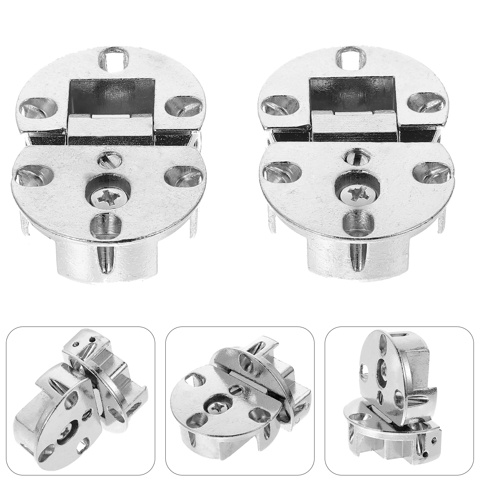 

4Pcs Zinc Alloy Flip Board Hinges Thickened Heavy Duty Silent Rotation Furniture Cabinet Door Hinges Door Hinge