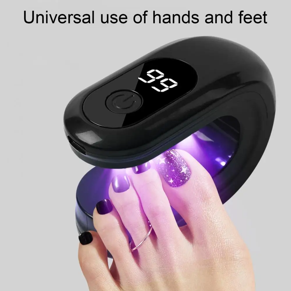 

Mini UV LED Nail Lamp for Gel Nails Portable Manicure Light Handheld U-Shaped Curing Light for Fast Drying
