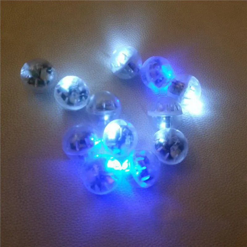 AA81-40Pcs Mini bola redonda LED globo luces RGB lámparas Flash del Día de San Valentín para linterna decoración navideña Multicolor