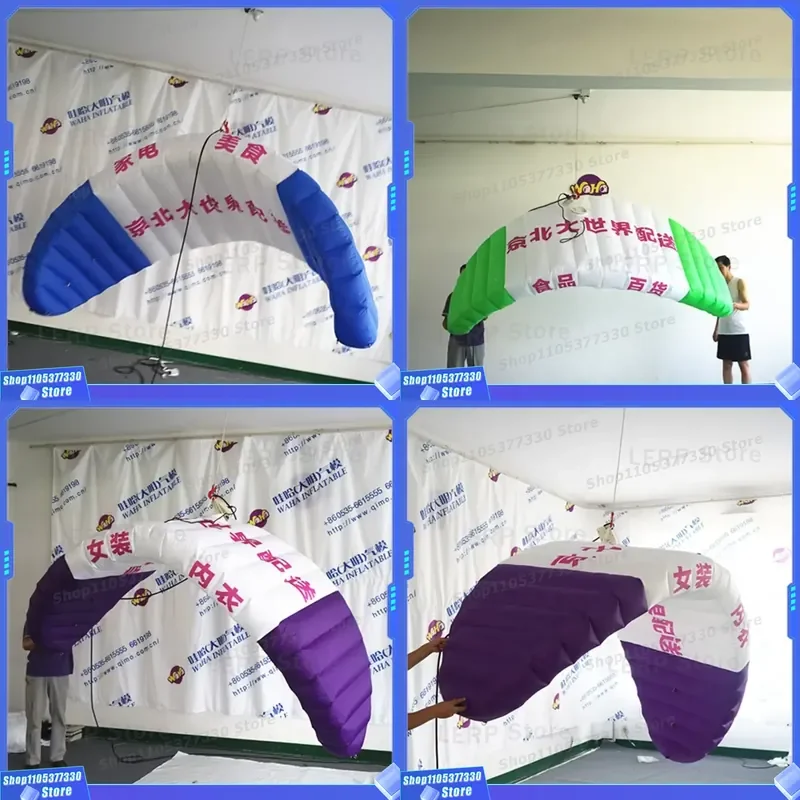 The Latest Design of Advertising Inflatable Parachute Custom Size Inflatable Paragliding Model