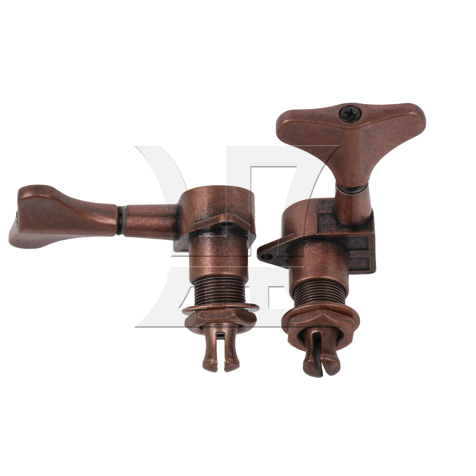 

Yibuy 1pc Fishtail Bass Tuning Peg Left Red Retro Color Bass Knob Tuning And Twisting Quad Knob Accessories