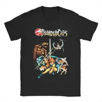 Camisetas de Thundercats con imagen Original para hombre y mujer, camisetas Retro de dibujos animados 100% de algodón, camiseta de manga corta, recién llegada