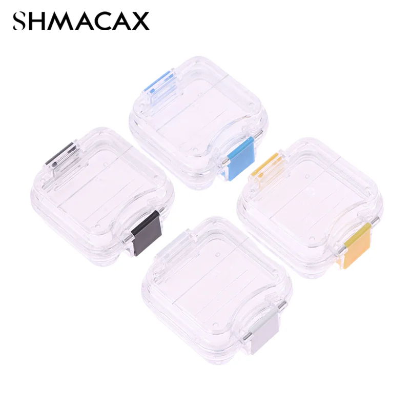 Caixa De Armazenamento De Membrana De Plástico Dental com Filme Flexível Transparente, Material Do Dentista, Pequena Caixa Coroa, Caixas De Dentadura, 1Pc