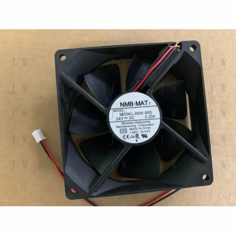 DDJ  1pcs FOR NMB 3610KL-05W-B50 9025 24V 0.20A 92*92*25MM Inverter fan 2pin
