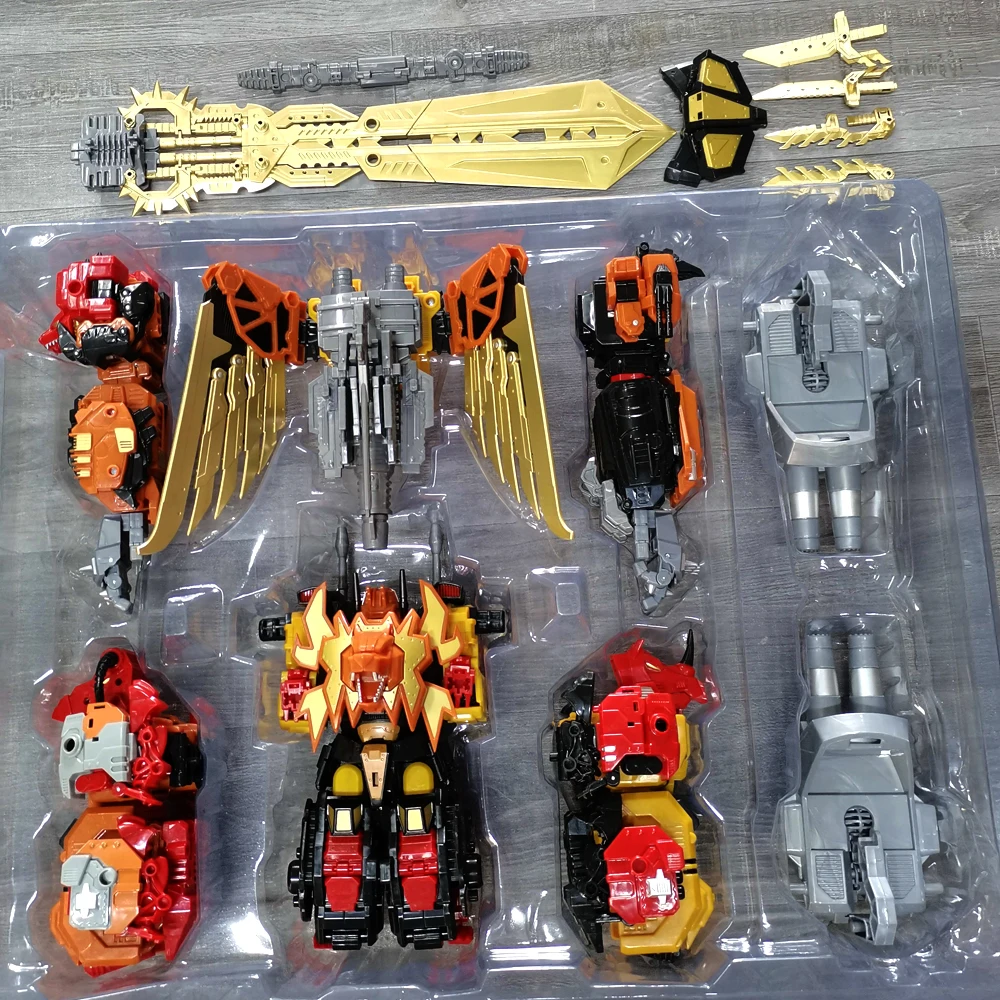 Jinbao 5in1 Wk8879 Predaking Transformatie Speelgoed Predacons Divebomb Eigenzinnige Driftbui Actie Figuur Robot Automodel