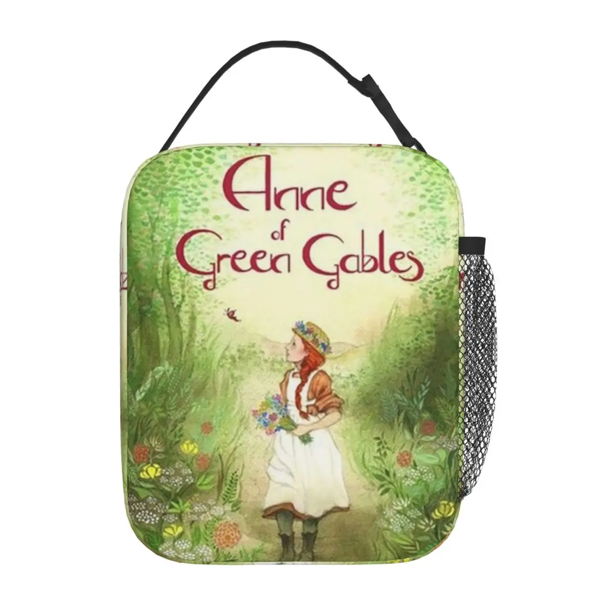 Anne Of Green Gables Insulated Lunch Bag for Women Children Leakproof Food Boxes Thermal Lunch Box Tote