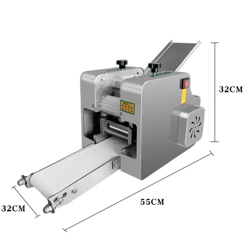 2024 Dumpling Skin Machine Dough Rolling Machine Pasta Maker Wonton Skin Wrapper Slicer Stainless SteelDumpling Machine