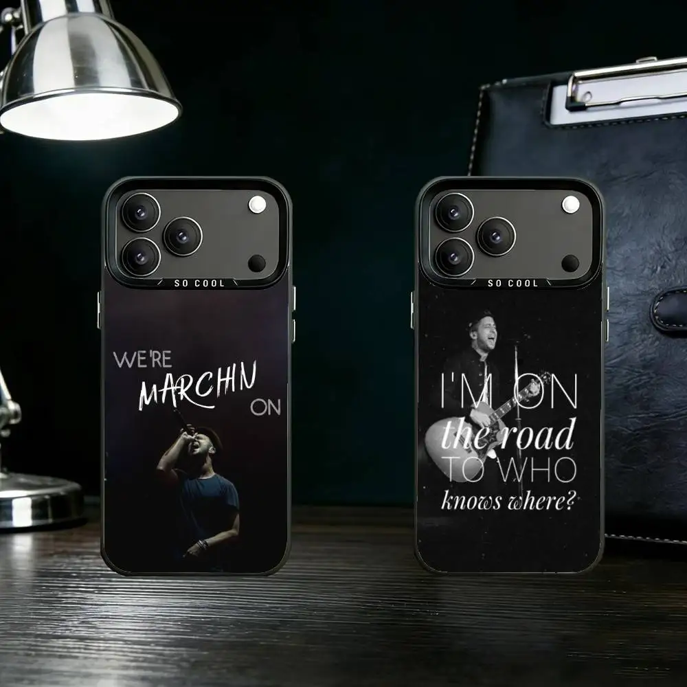 

S-Singer R-Ryan T-Tedder 1Republic Phone Case For iPhone 17 16 15 14 13 12 11 Pro Max Plus Silver Matte Black Cover