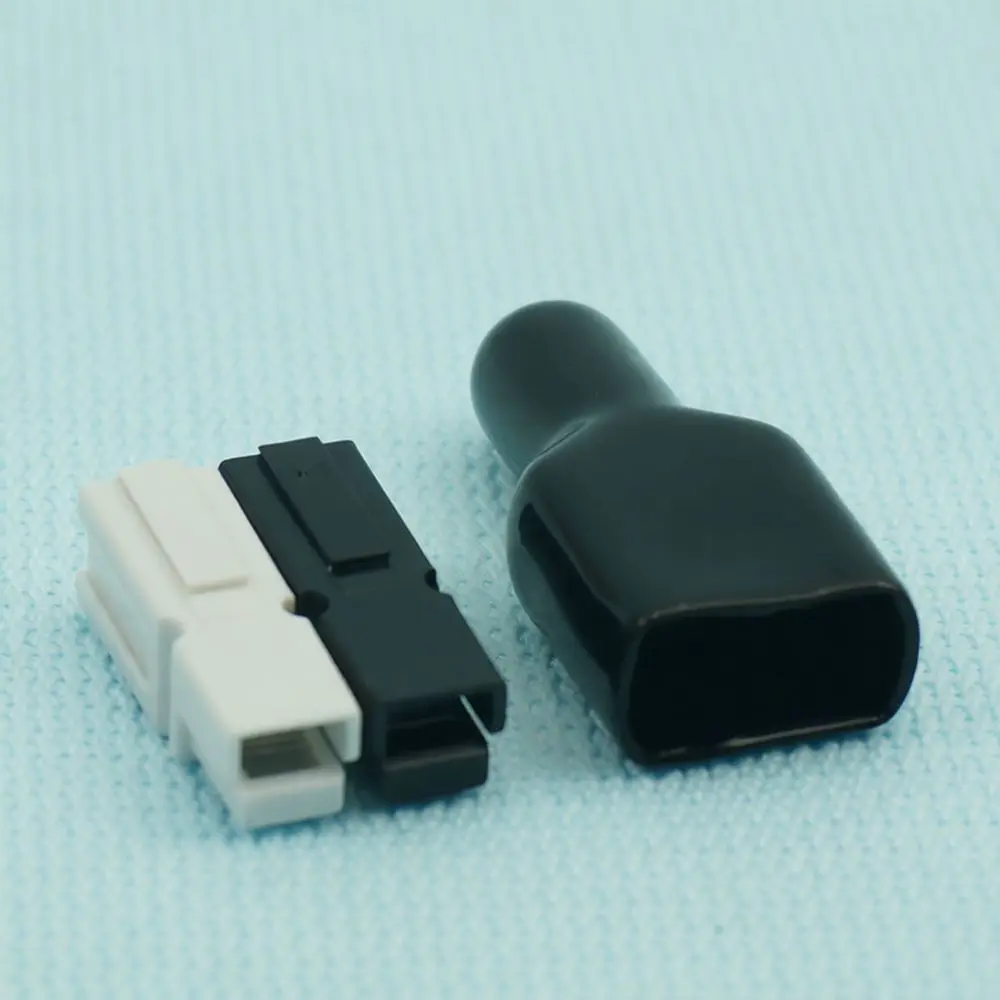 Single Pole 30A 600V Power Connector Protective Rubber Housing Industrial Electrical Flame Retardant Dustproof Plug Cover