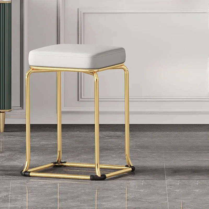

Simple and Luxurious Stackable Square Stool Enlarged and Thickened Round Stool Dirt Resistant Technology Cloth Stool