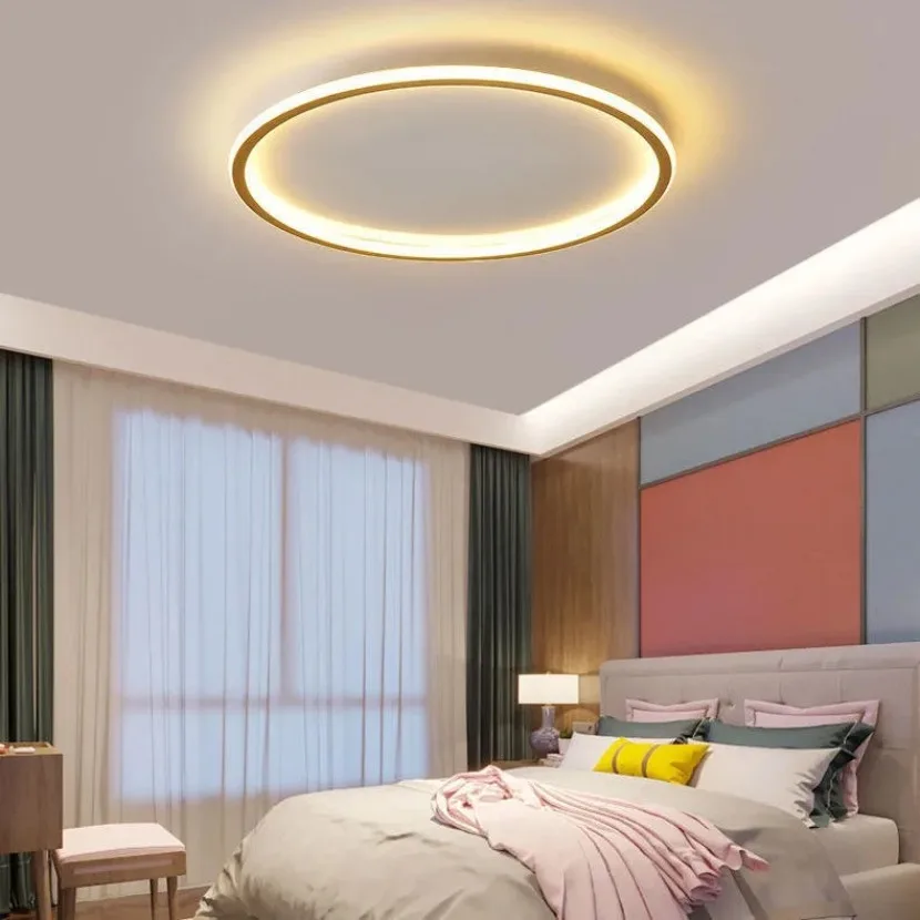 LED Ceiling Light Modern Minimalist Circular Ultra-thin Home Light Living Room Bedroom Corridor Study Balcony Lighting Fixtures