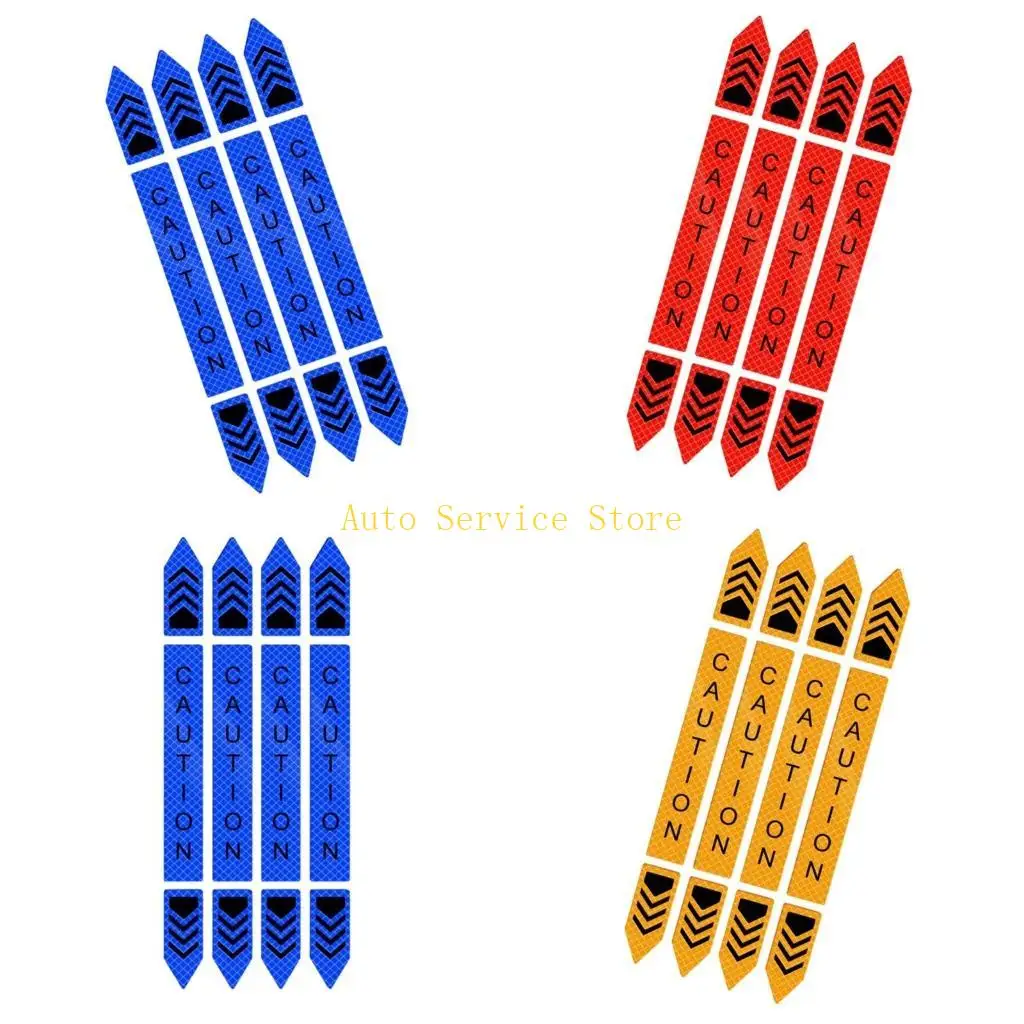 462A Car Door Reflective Tape Warning Sticker for Night Safety Decorative Enhancement