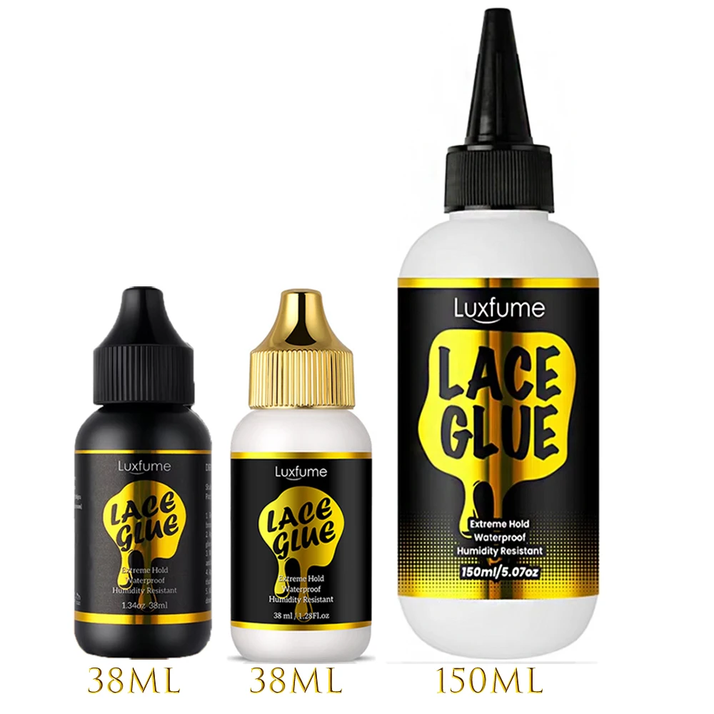 150ML 가발 접착제 키트 레이스 프론트 엣지 심리스 안전 방수 가발 강력 설치 세트