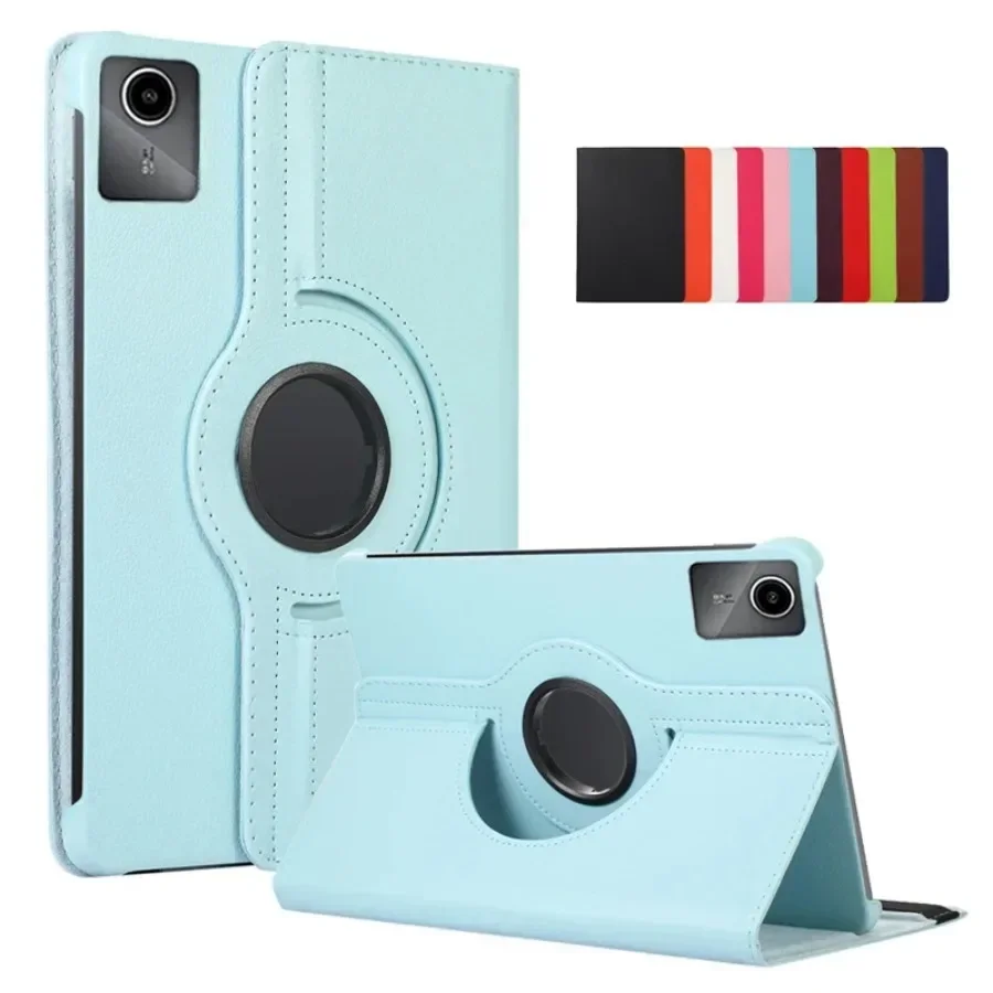 

For Lenovo Tab M11 11 inch M 11 Xiaoxin Pad 2024 TB330FU TB331FC Case 360 Degree Rotating Stand Tablet Cover M11 11" Pouch