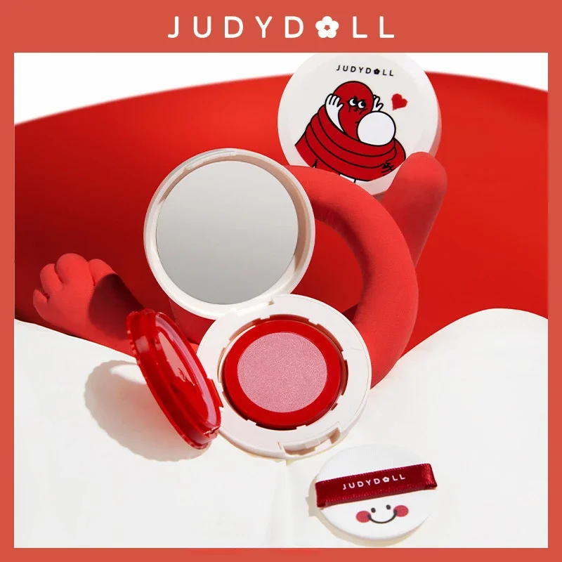 

Серия для объятий Judydoll, лимитированная воздушная подушка, румяна, крем, жаберная пурпурная растягивающаяся глина для румян