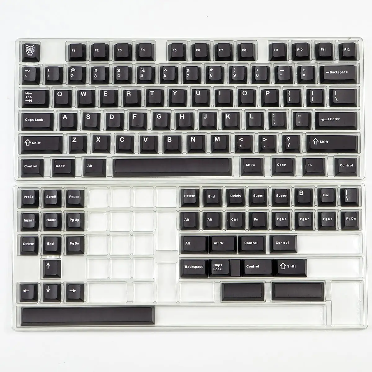 DOUBLE SHOT PYGA Translucence 121 Keys Keycap Cherry Profile