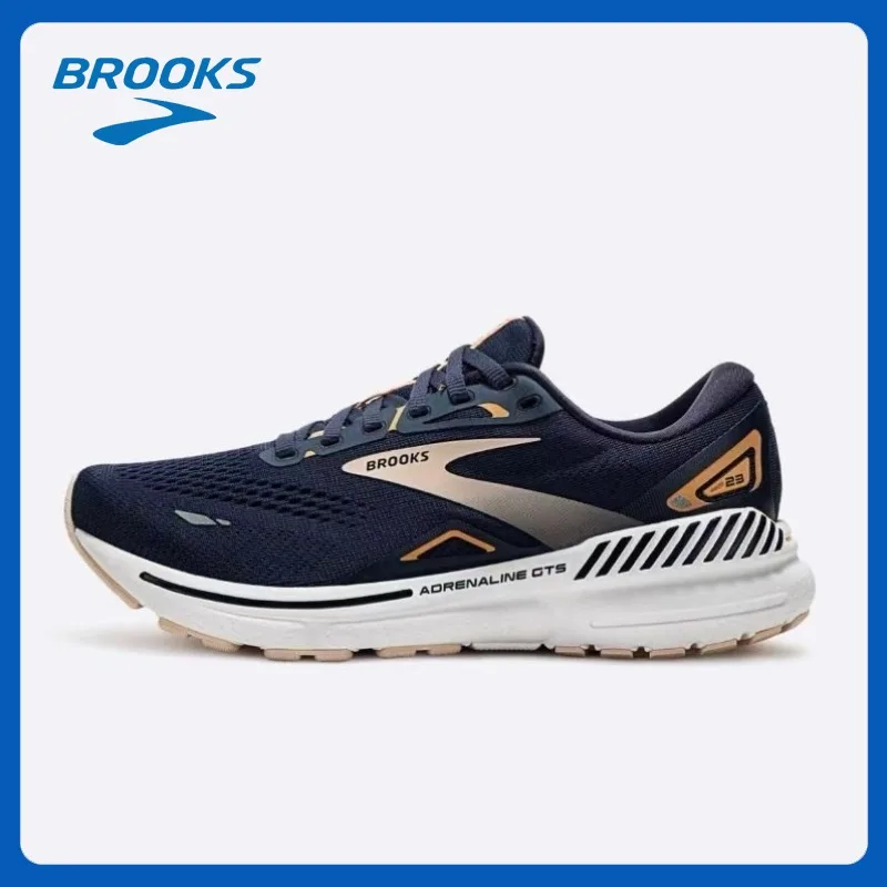 

BROOKS Adrenaline GTS23 Jogging Sneakers Men's 21 Shock Absorption Stability Marathon Running Shoes Fitness Women's Shoes
