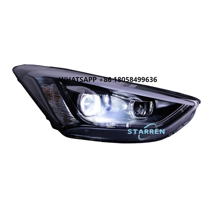 

Original Quality Auto Accessories Drl Hid Bi Xenon Head Lamp Led Headlight Headlights for yundai Ix45 2013-2016