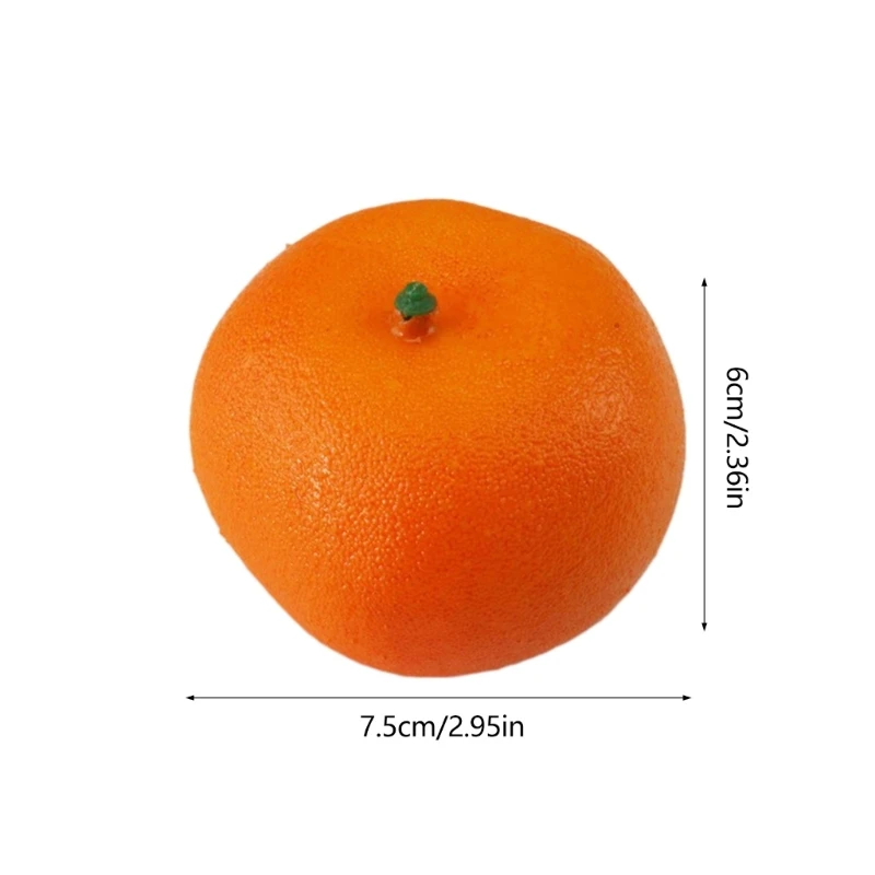 10 pezzi frutta finta arancione artificiale realistica per decorazioni per casa con foto matrimonio