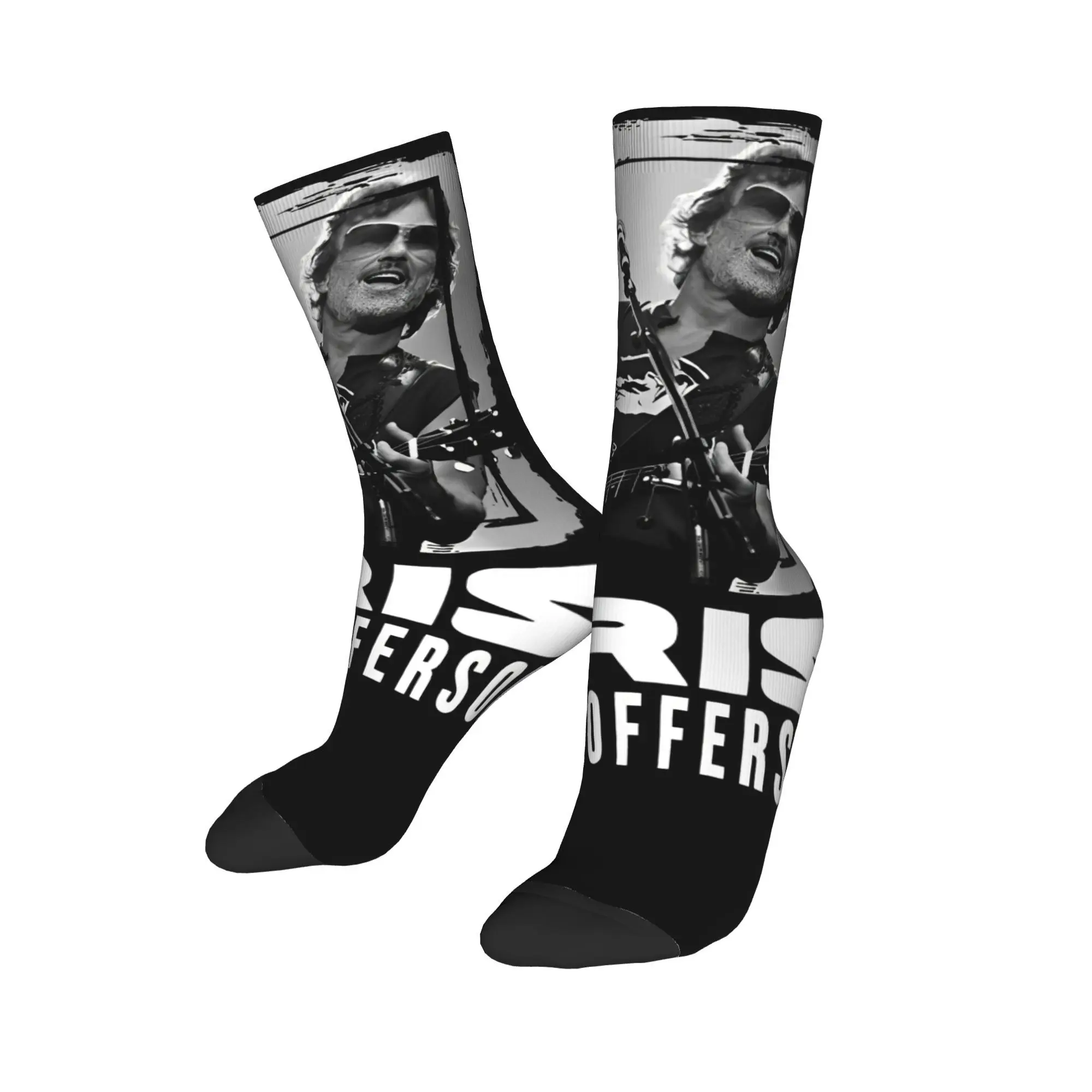 Men Women Kris Kristofferson Country Singer  Socks Breathable Stylish Musican Socks Best Gift