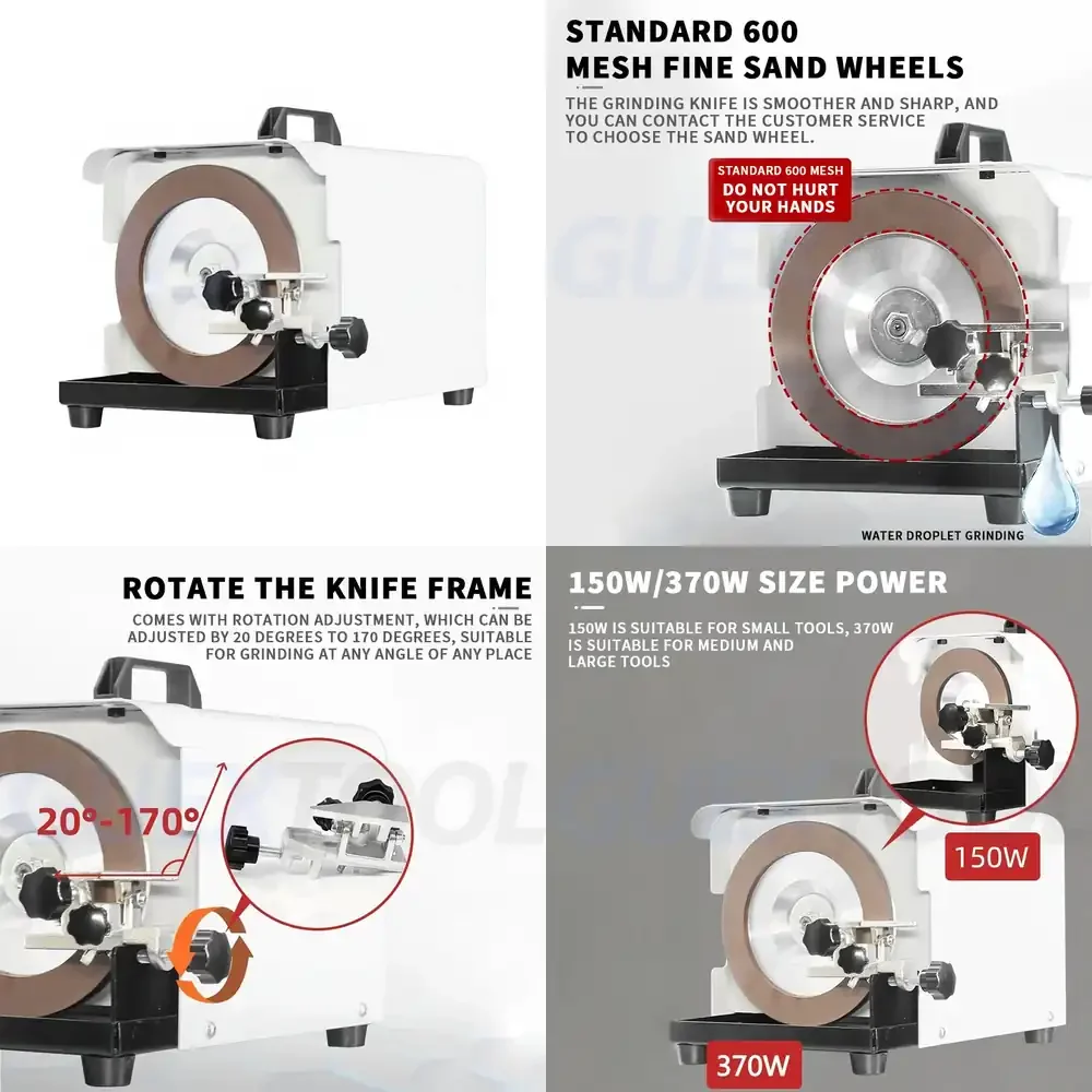 2026 HOT  Electric Knife Sharpening Machine for 220V Power Kitchen Knife Sharpener Wheel Sharpening Stone for Scissors