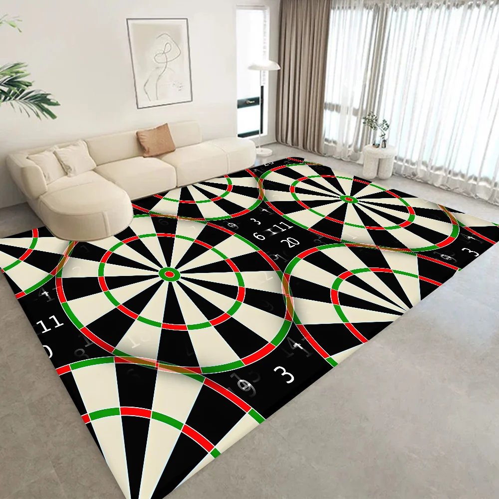 DARTS Dart Board Arrow Floor Mat INS Style Soft Bedroom Floor House Laundry Room Mat Anti-skid Household Carpets