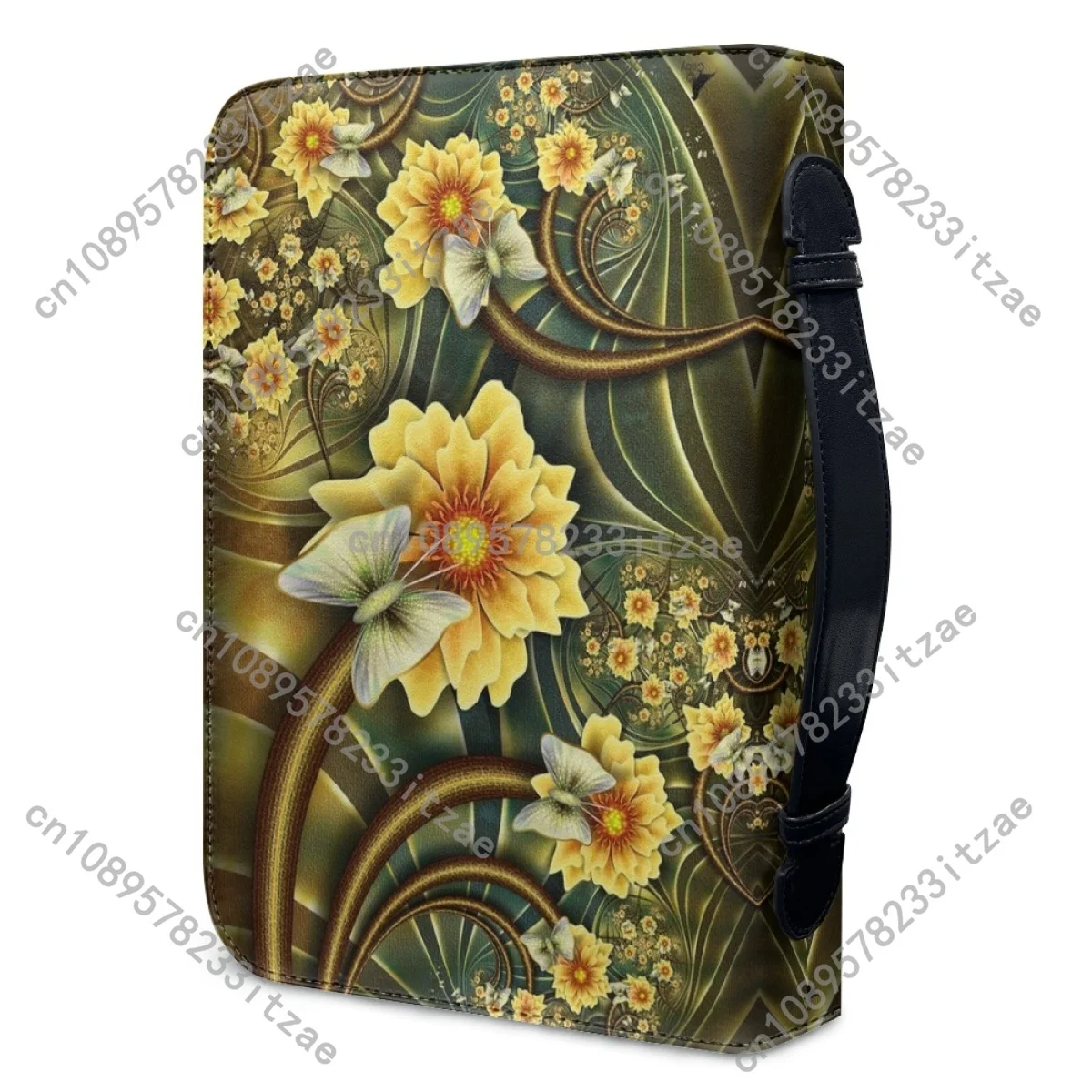 حقيبة يد نسائية جلدية بسحاب مقبض الكتاب المقدس حقيبة حمل الساخن بولينيزيا فرانجيباني طباعة الكتاب المقدس حقيبة عملية الكتاب المقدس حقيبة التخزين