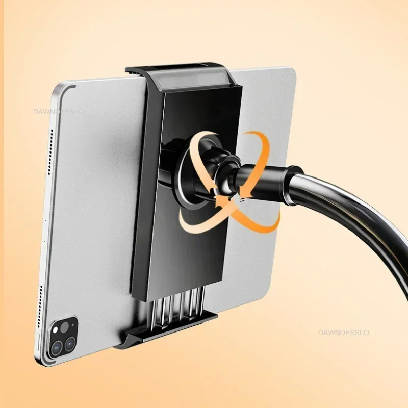 Support de téléphone 128cm, support paresseux, appui-tête, lit 360, bras longs flexibles, support à pince pour IPhone Samsung et appareil 3.5 ~ 6.7 pouces