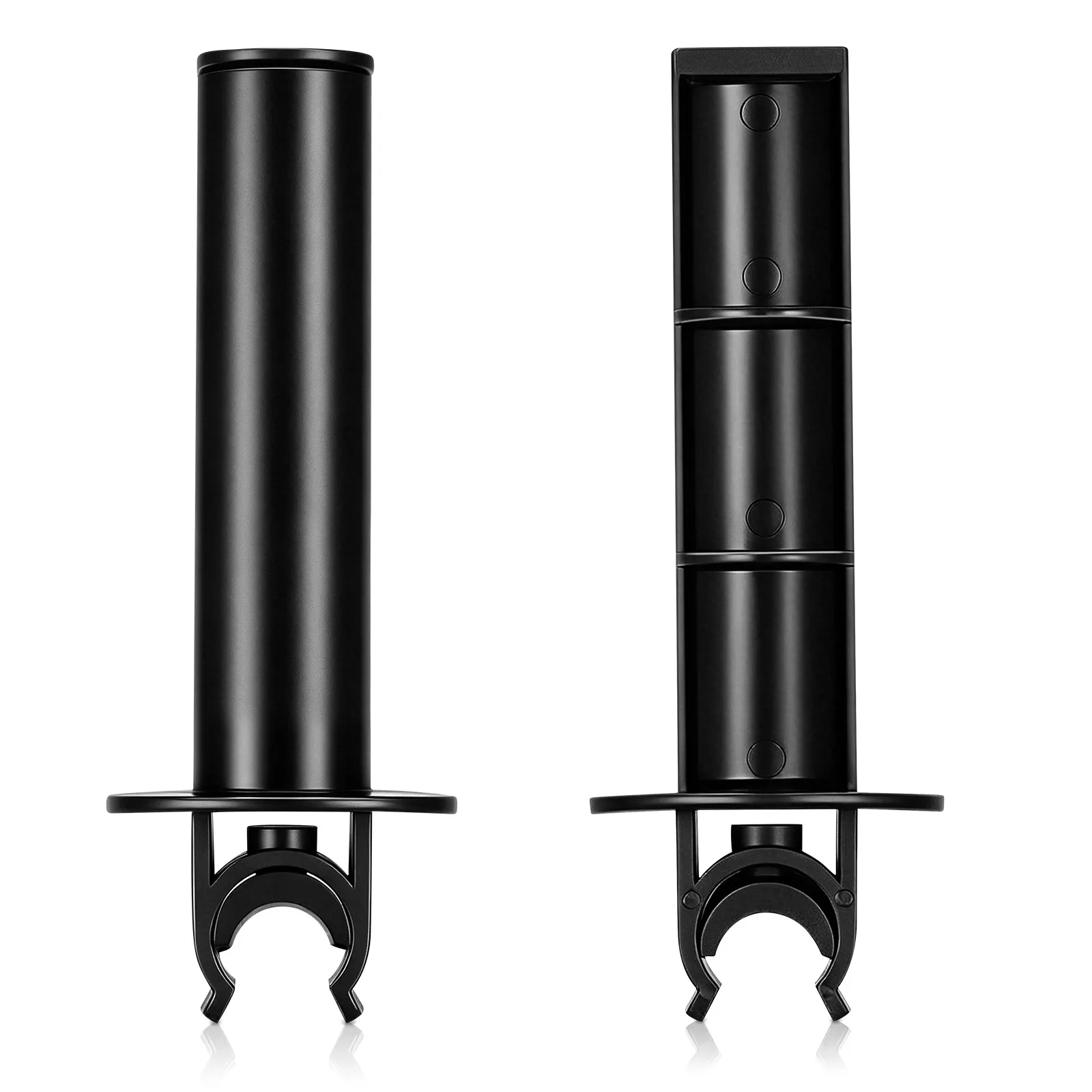 2Pcs Toilet Paper Holder Commode Chair Accessories Plastic Replacement Roll Rod Easy Install for Seniors Nursing Patient Bedside
