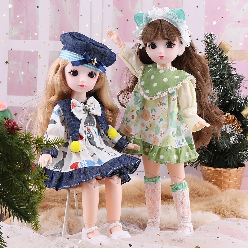 30cm Doll (B) or Dress Up Clothes (A) Accessories Princess Doll Bjd Doll Children's Girl Birthday Gift Toys