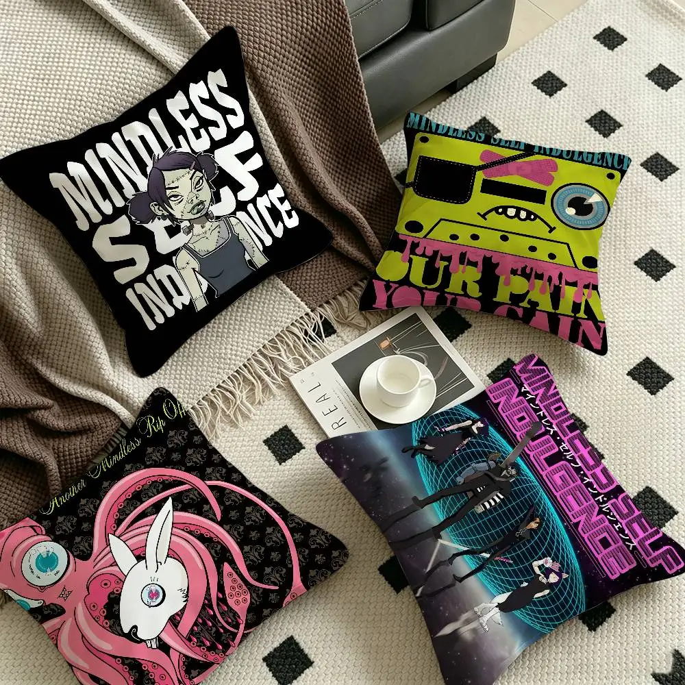 A-Mindless Self Indulgence-S Maple Design Cushion Cover Happy Autumn Harvest decor Holiday Decorati Pillow Cover