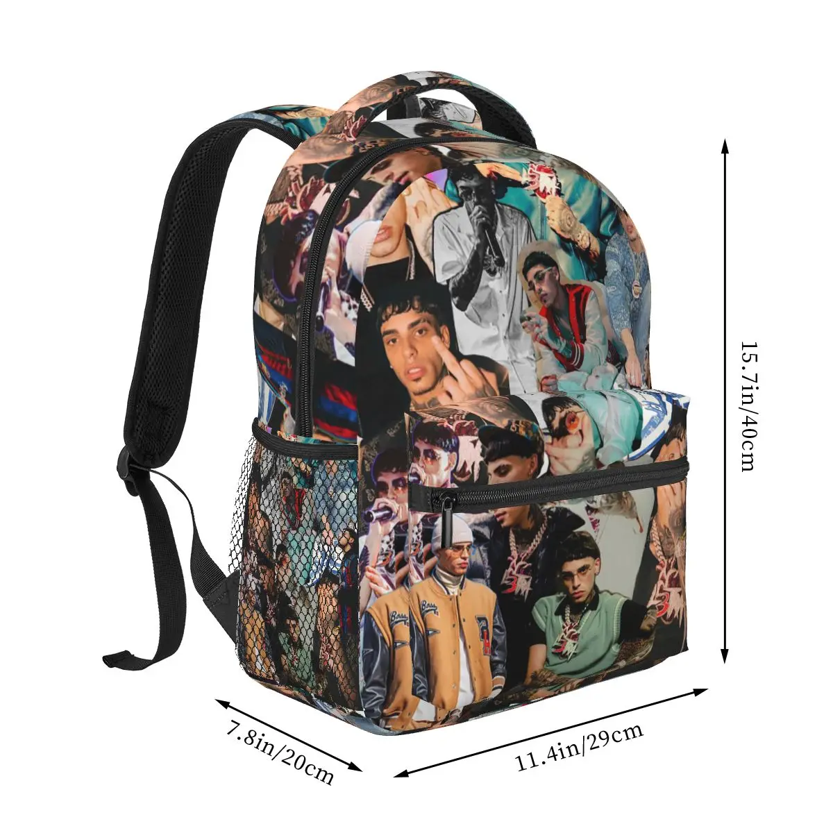 Rapper Luar La L Music Album L3TRA Backpack Hot Sale Daypack Children BookBag School Bag Shoulder Bags for Men Women