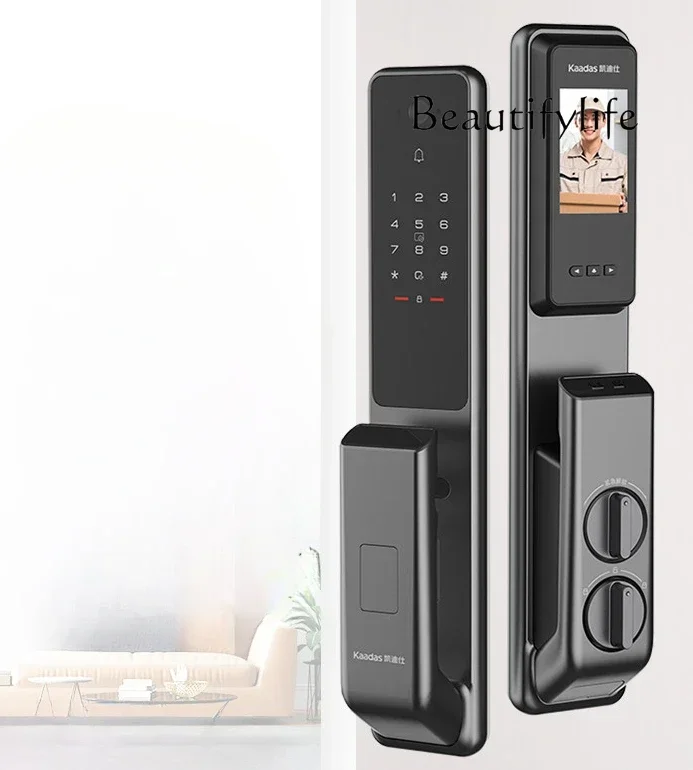 

Security Finger Vein Smart Door Lock Visual Door Indoor Screen Password Home Door Electronic Lock