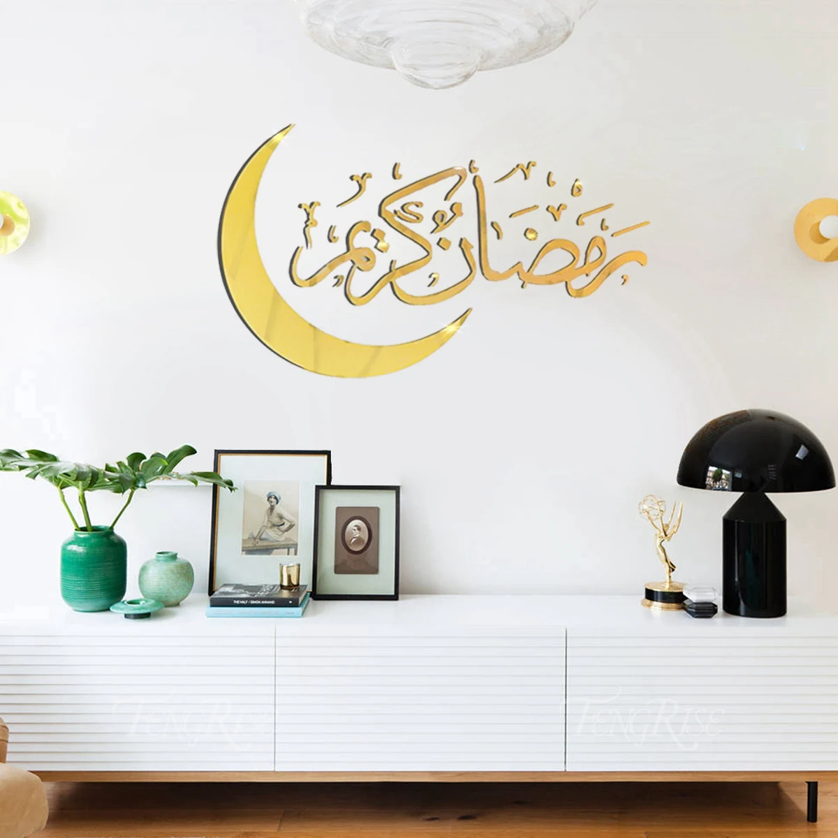 Islamic Wall Sticker Eid Mubarak Ramadan Decoration For Home Islamic Muslim Party Decor EID Gifts Abaya AL Adha Ramadan Kareem