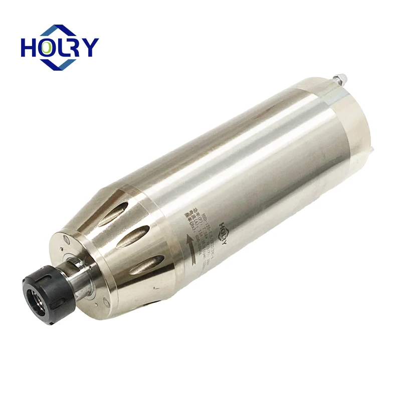 HOLRY Water Cooled 7.5Kw 380V 18000/24000RPM ER32 Spindle Motor For Cnc Machine