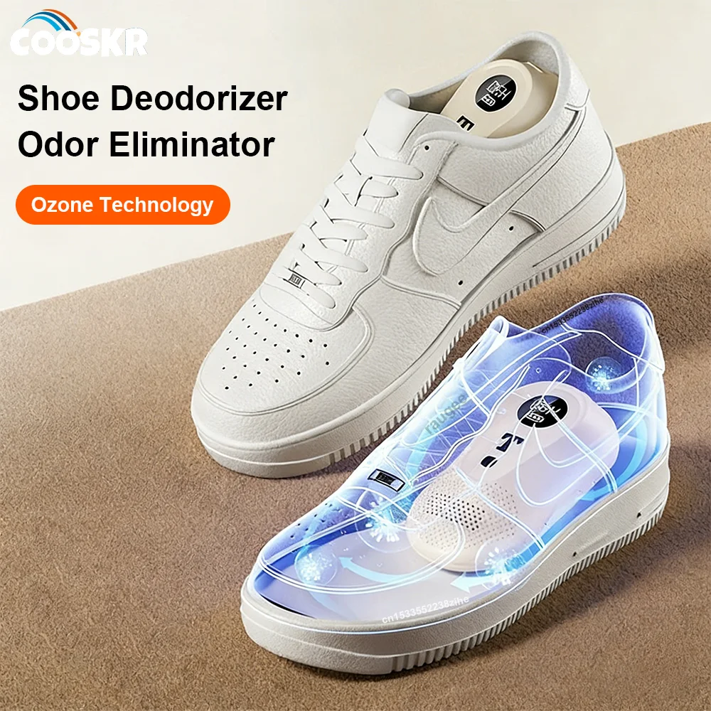 

Shoe Deodorizer for Sneaker Boot All Footwear Ozone Technology Shoe Odor Elimination Rechargeable Shoe Freshener Smell Remover