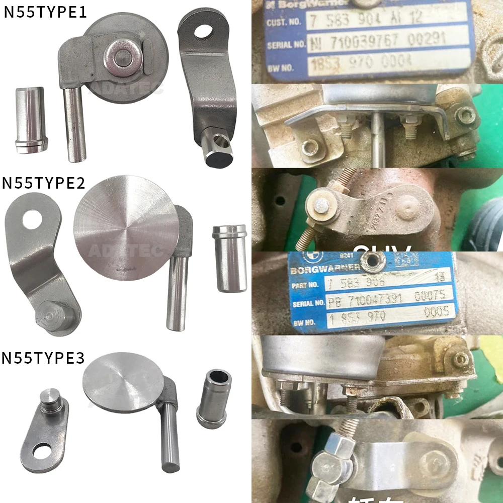 N55 Wastegate Rattle Flapper RHF5V Turbine Actuator 18539700007 Turbo flapper For BMW X5 X5 X6 xDrive 35i 225/235/240 Kw N55 B30