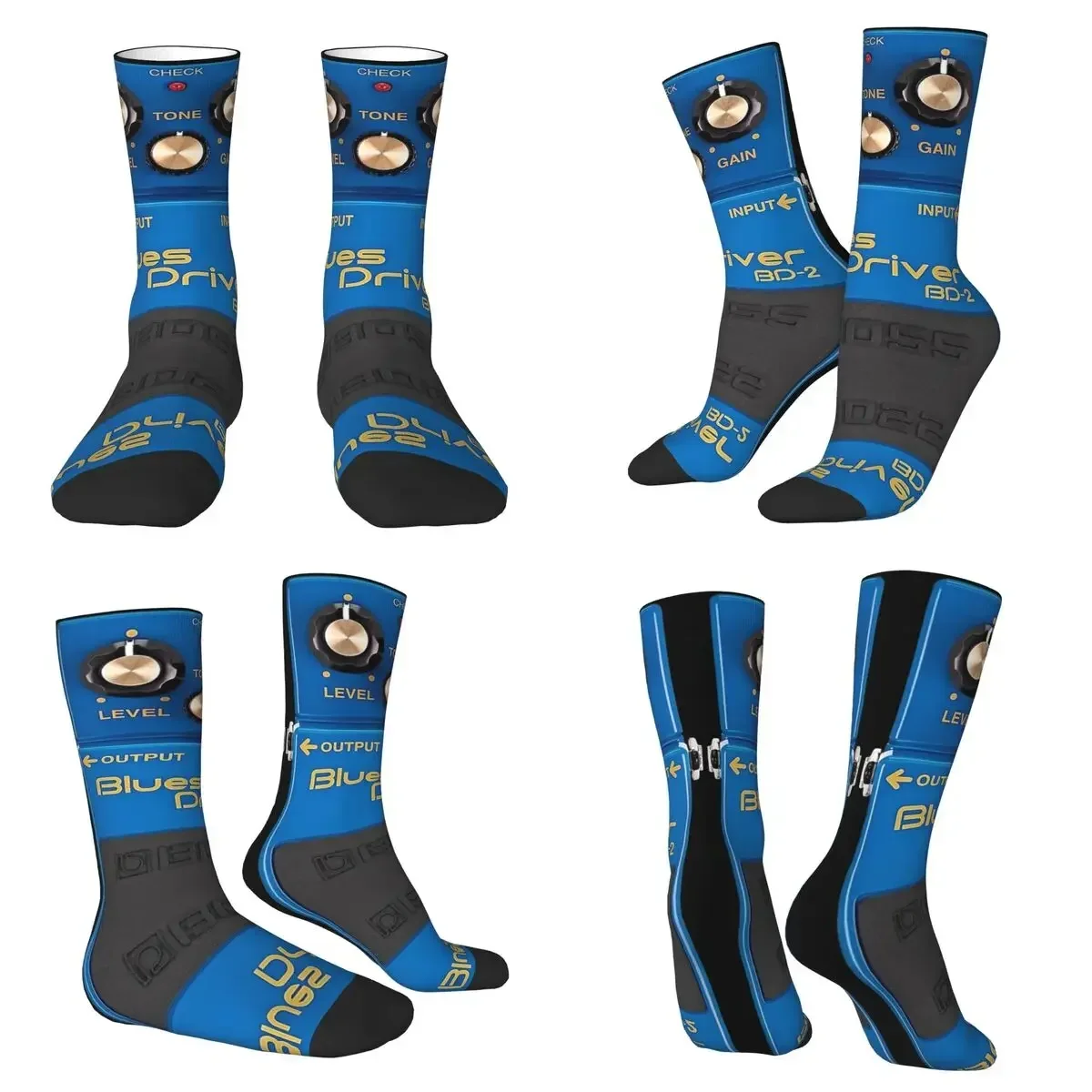 Boss Blues Driver BD-2 Overdrive Bluesbreaker Socks Harajuku High Quality Stockings All Season Long Socks for Unisex Day Gifts