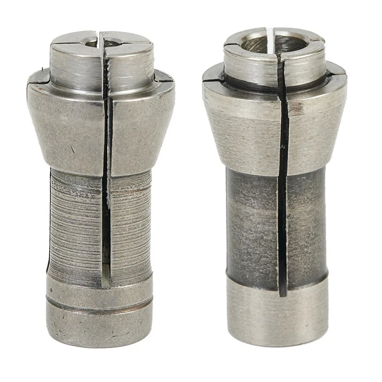 2-Pack 3mm And 6mm Collet Chuck Adapter For Pneumatic Engraving Grinder Alloy Drill Bit Holder For Die Grinding Machine Repair