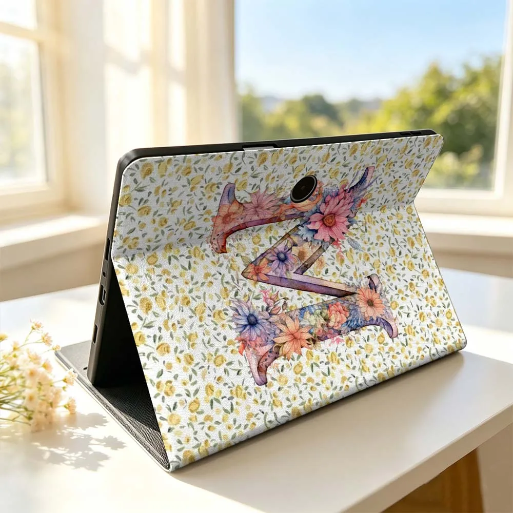 Decorative Letter M Pen Tray For OPPO VIVO IQOO OnePlus Realme Pad 3 Pro 13 12.1 11.61 11.4 10.36 11 inch Tablet Case