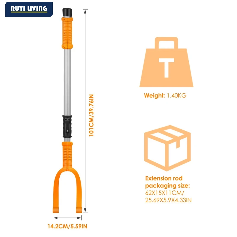 RUTI Concrete Cement Mortar Trowel Wall Pole Long Handle Replacement for  Smoothing Machine Accessory