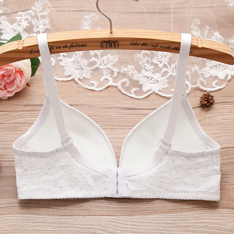 Girls\' thin underwear comfortable breathable wireless bra AB Cup 12 14 16 girls Puberty Young Girls Bras Children Training Bra