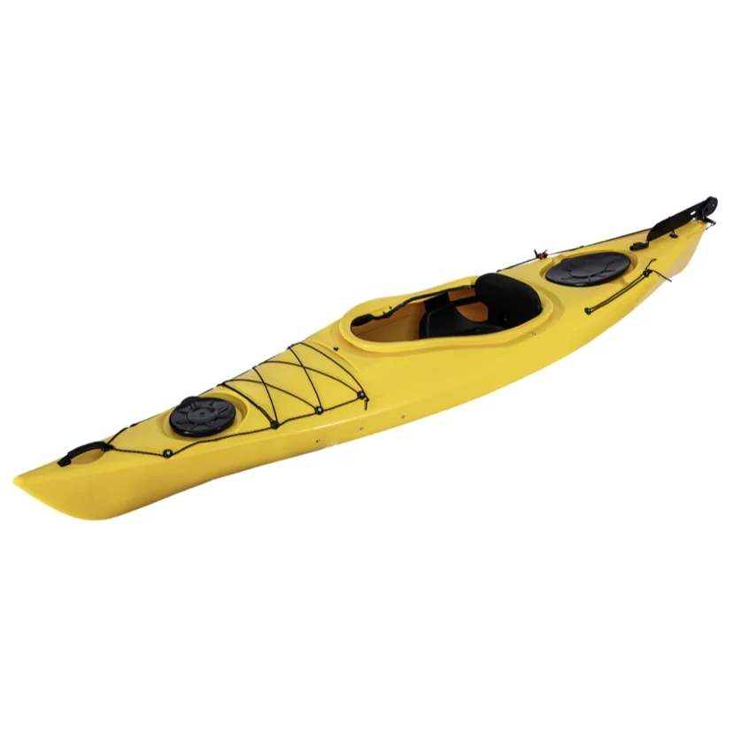 UV And Abrasion Resistant Sit In One Person Kayak With Adjustable Foot Braces