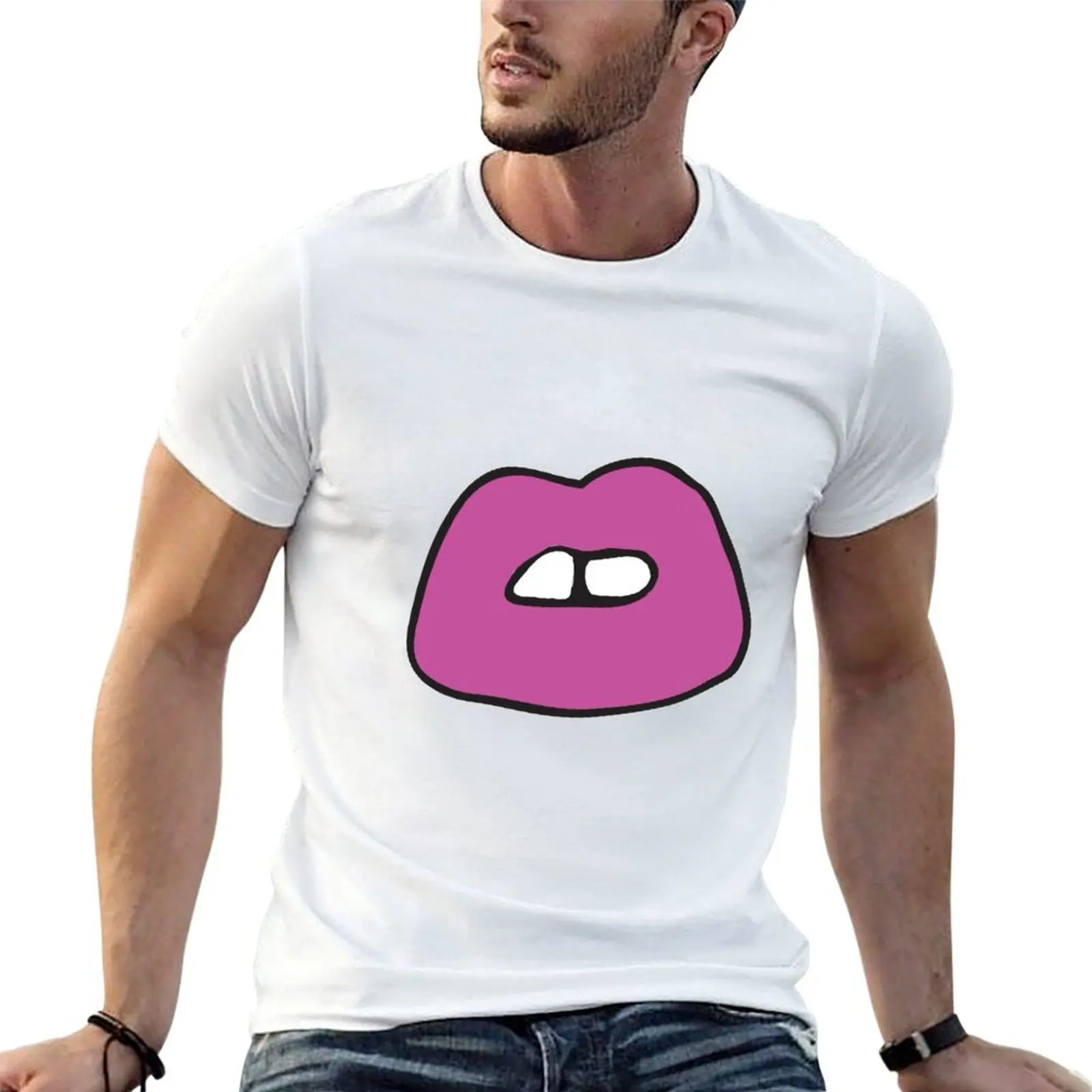 

Lips T-Shirt man t shirts for men casual man graphic t shirt t shirt man plain T-Shirt