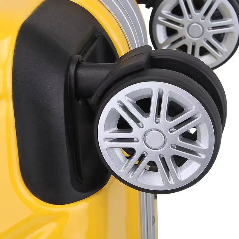 Wheels Replacement Luggage Double Repair Trolley Suitcase Accessories Travel Spinner Aster Black Part A23
