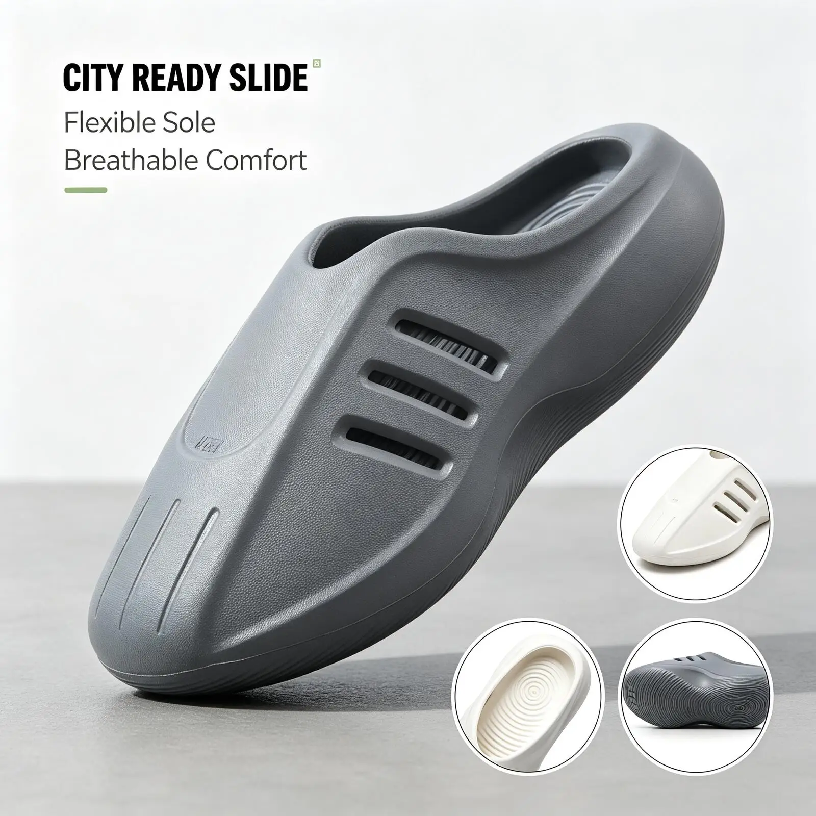 Adidas Originals Slip On Hollow Foam Clog Slides, Breathable Casual Shower Sandals Multiple Colors JS4705