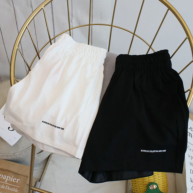 Neue Damen Sommer Casual Sport-Shorts Hochgeschnittene Schlankmachende Hot Pants für Studentinnen Strand-Shorts Damen Freizeithosen – Detail 3